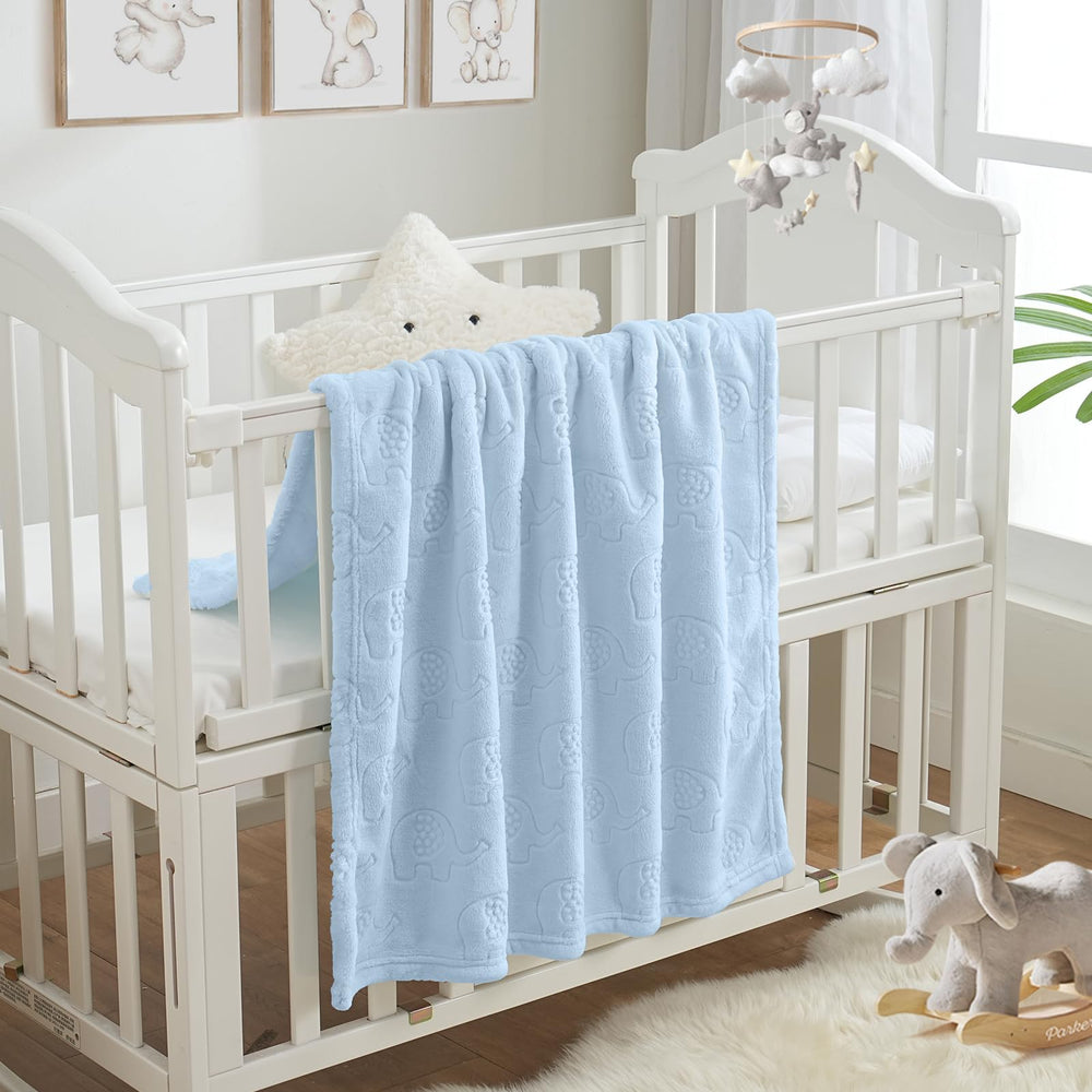 BORITAR fleece blanket for strollers, portable on-the-go warmth