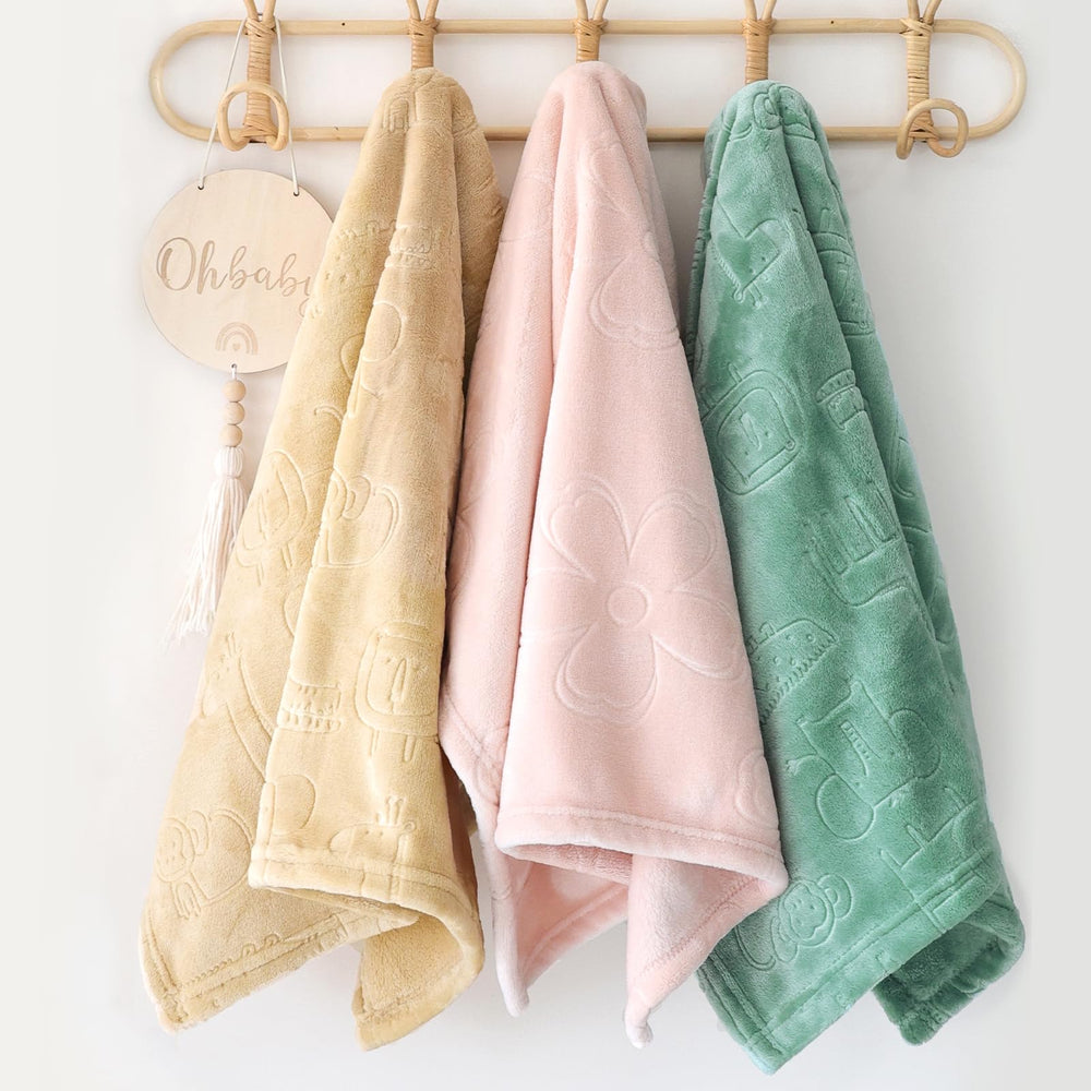 BORITAR travel-friendly blanket folds compactly for bags and strollers
