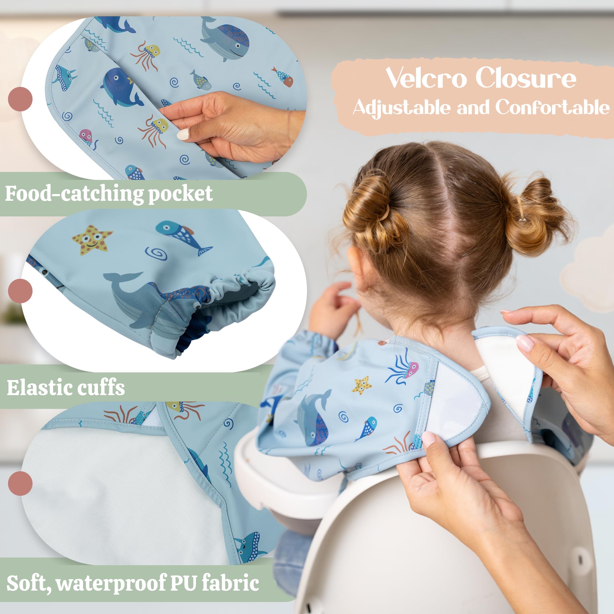 Bornealand textured silicone spoons support BLW feeding.
