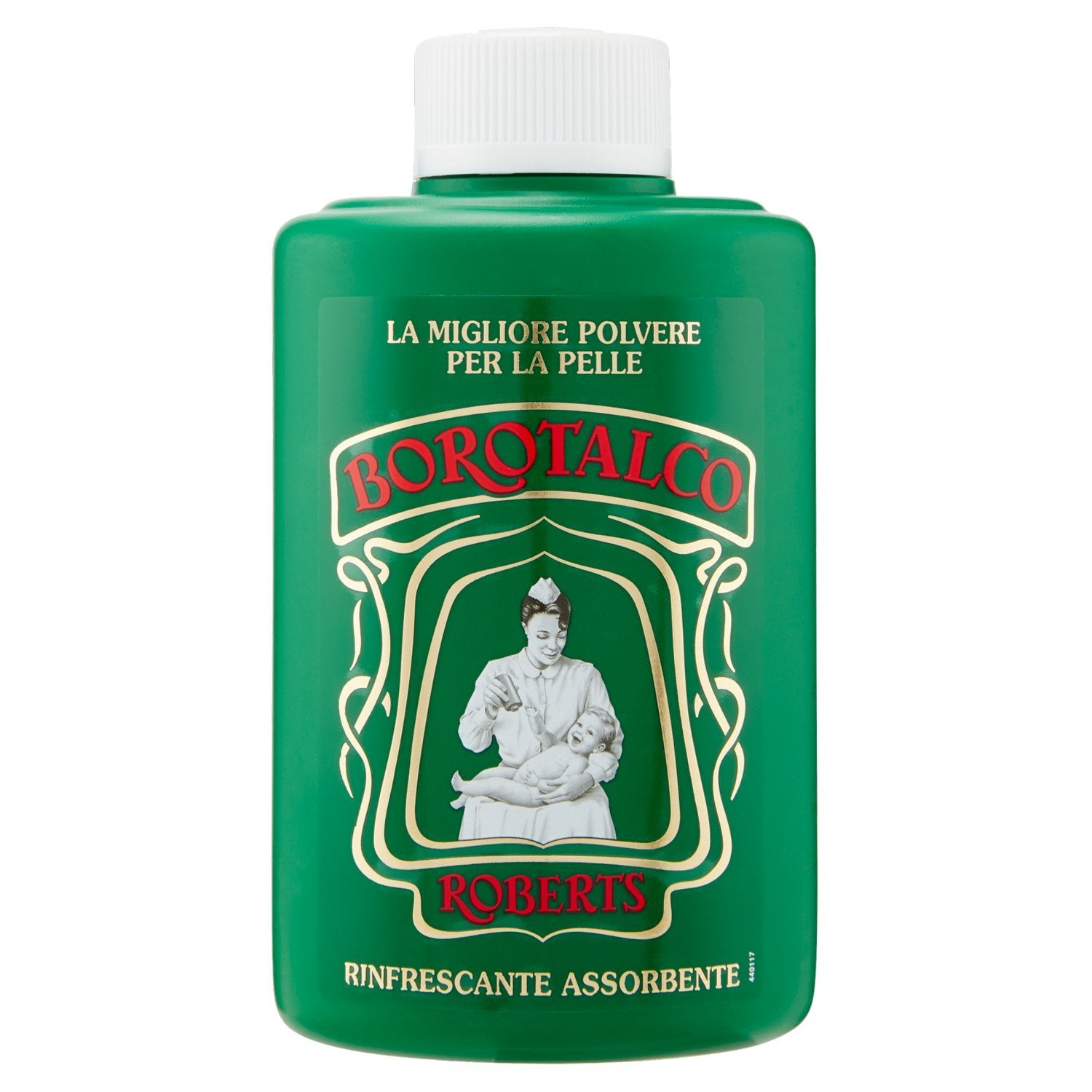 Borotalco talc jar 200 g front view for everyday skin comfort