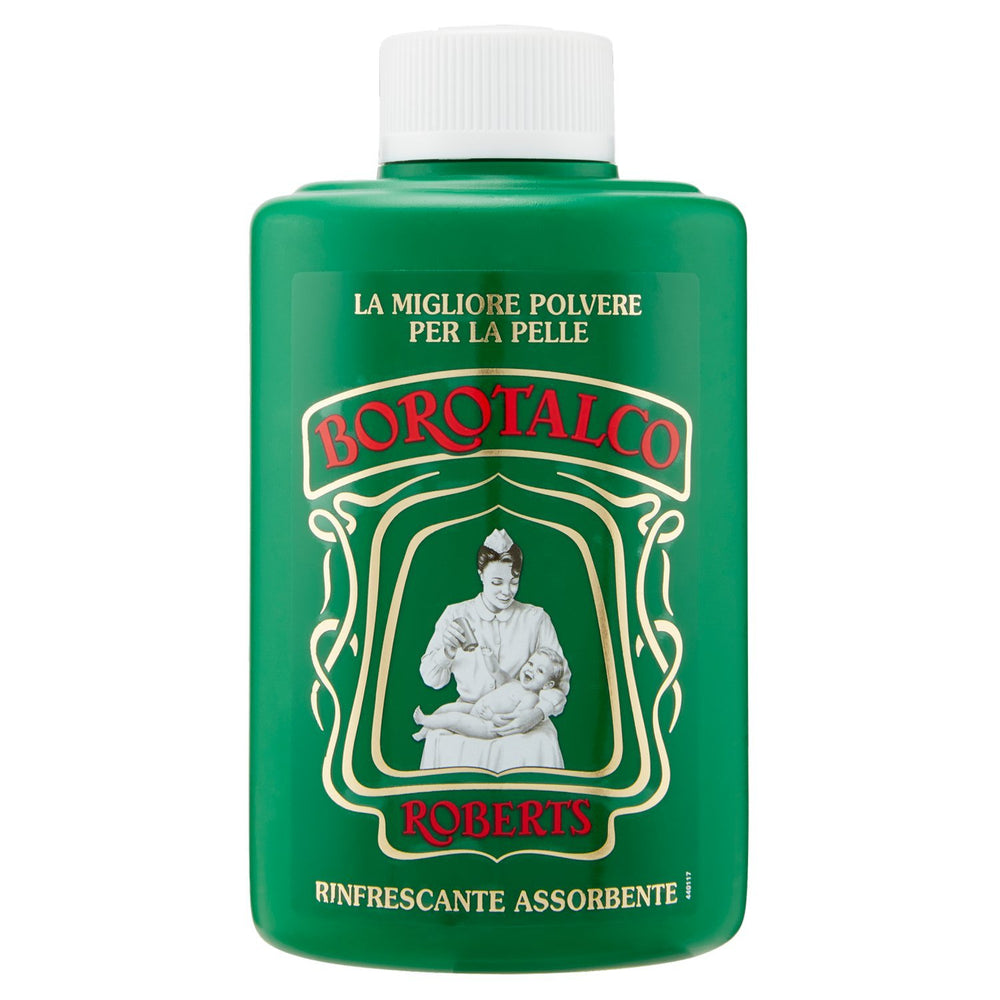 Borotalco talc jar 200 g front view for everyday skin comfort