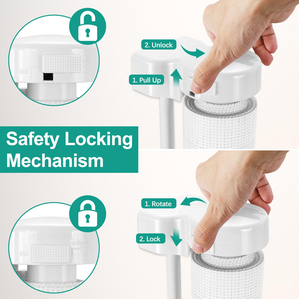 Borthmiu retractable mesh stores away when not used.
