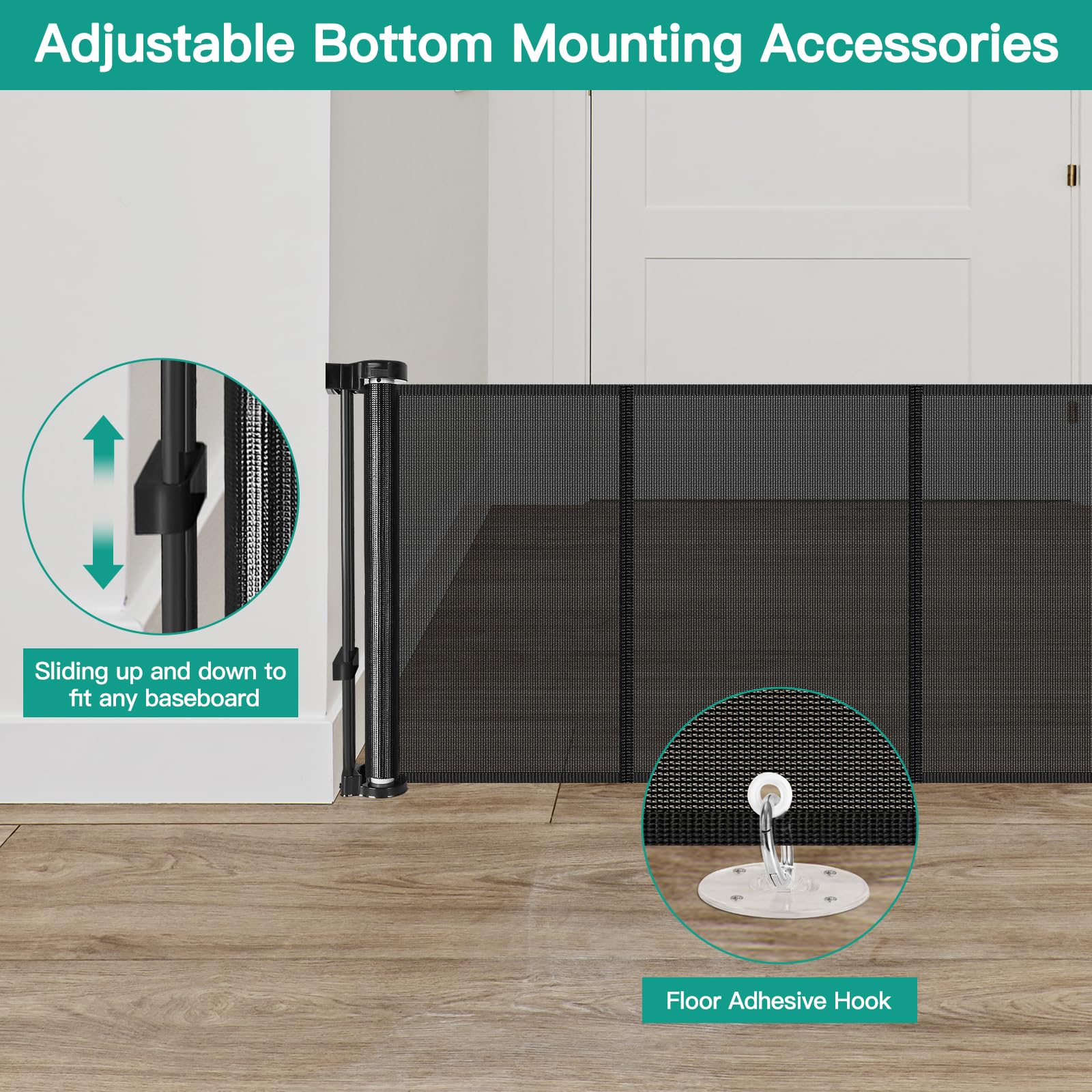 Borthmiu scratch-resistant mesh stays sturdy through active play and passage.