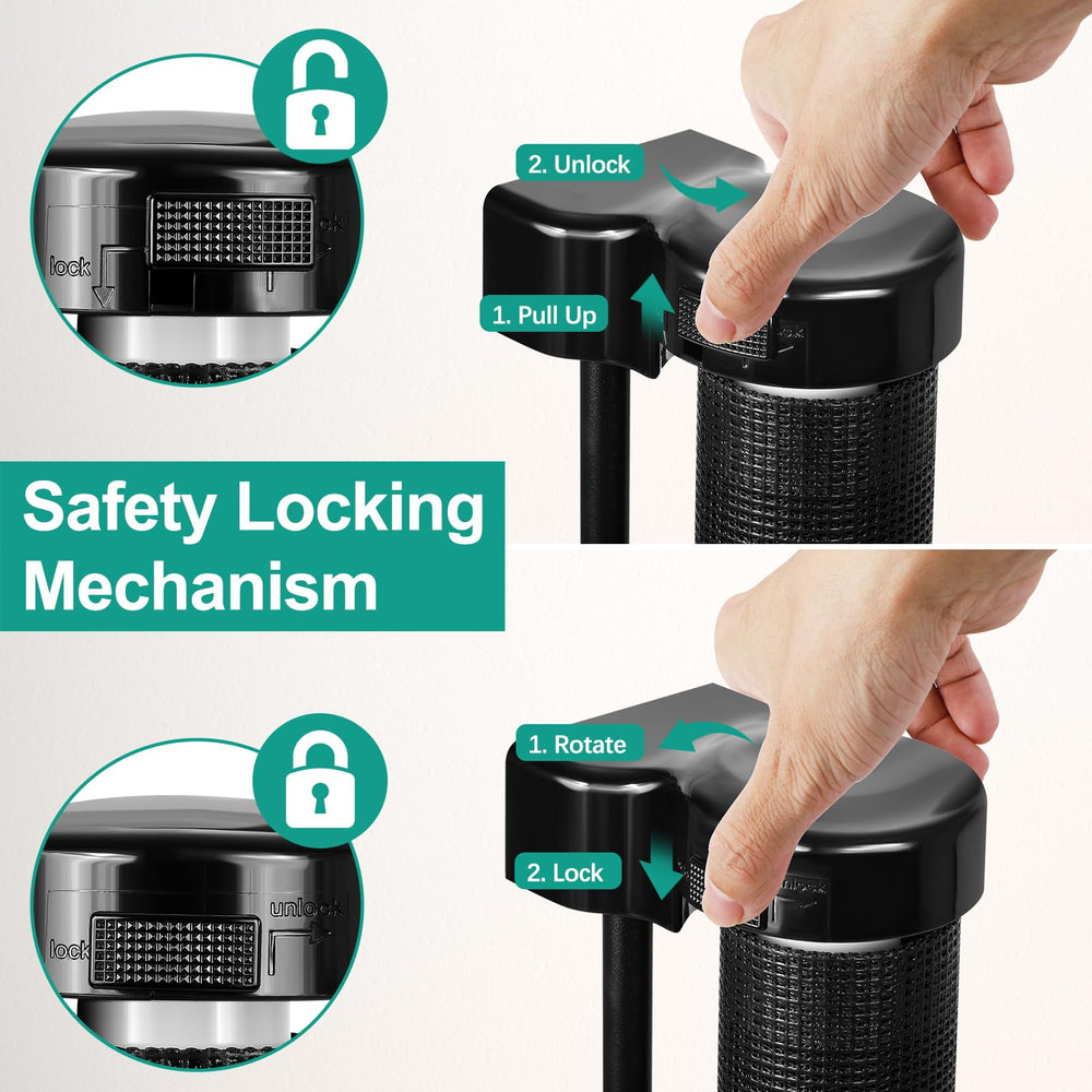 Borthmiu stowaway mesh gate compactly stored after use.