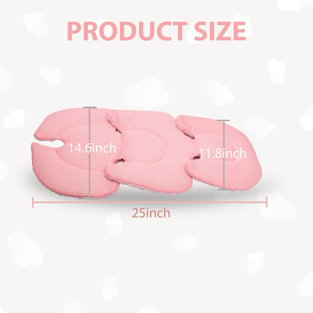 Boryokun shown in stroller offers extra cushioning on the go.