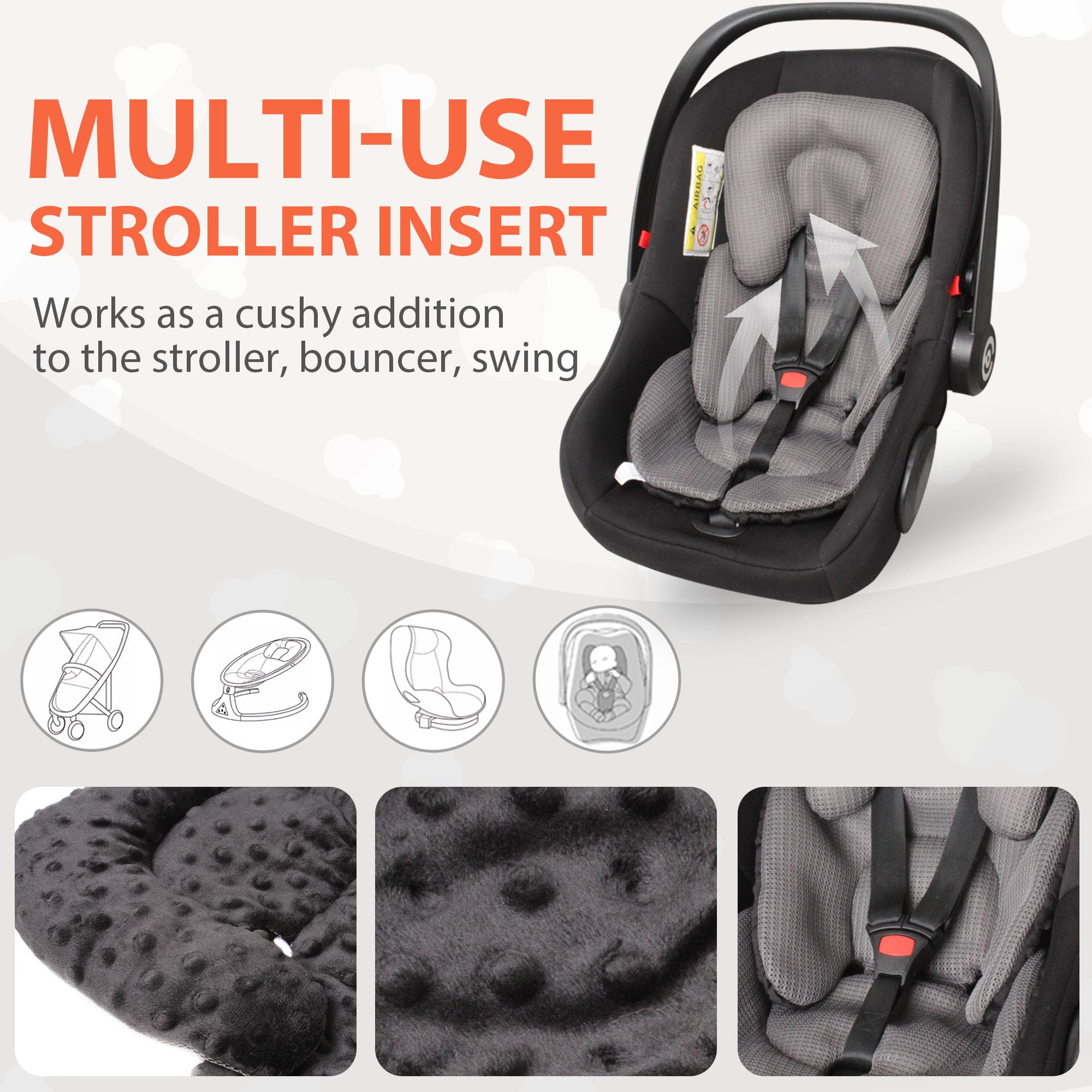 Boryokun insert is machine washable for easy cleaning.