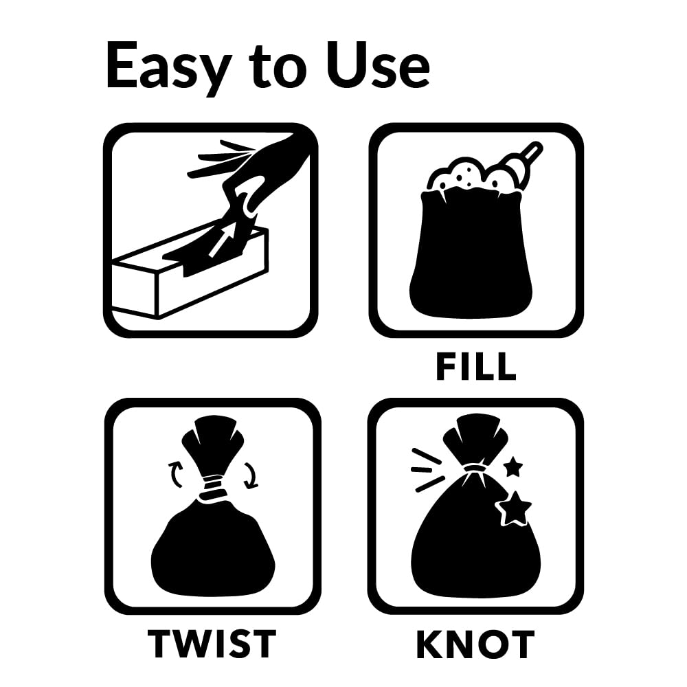 BOS disposable bags medium inner contents and seal indicate secure disposal