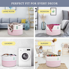 BOSROTY baby laundry basket helps organize laundry day