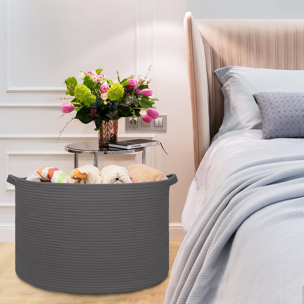 BOSROTY basket stitching and handles designed for durability and long life.