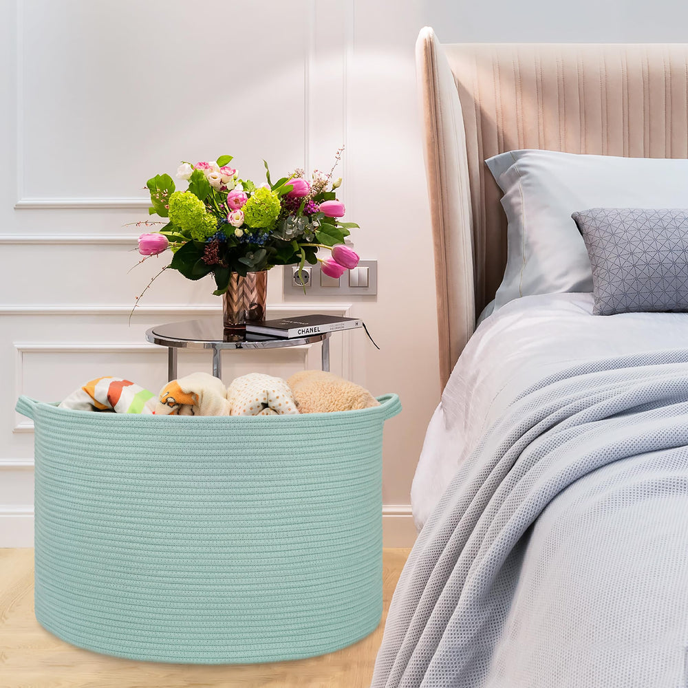 BOSROTY extra large basket folded for compact storage
