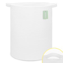 BOSROTY large laundry hamper front view showing spacious 72L capacity for toys and linens