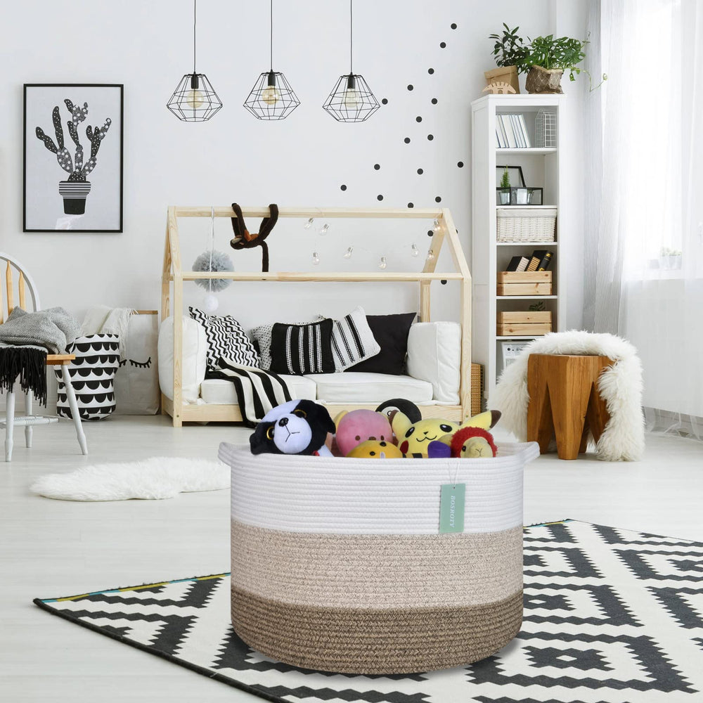 BOSROTY large size separates toys, blankets, and towels efficiently.
