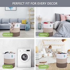 BOSROTY nursery storage hamper highlights tall design for organizing baby essentials.