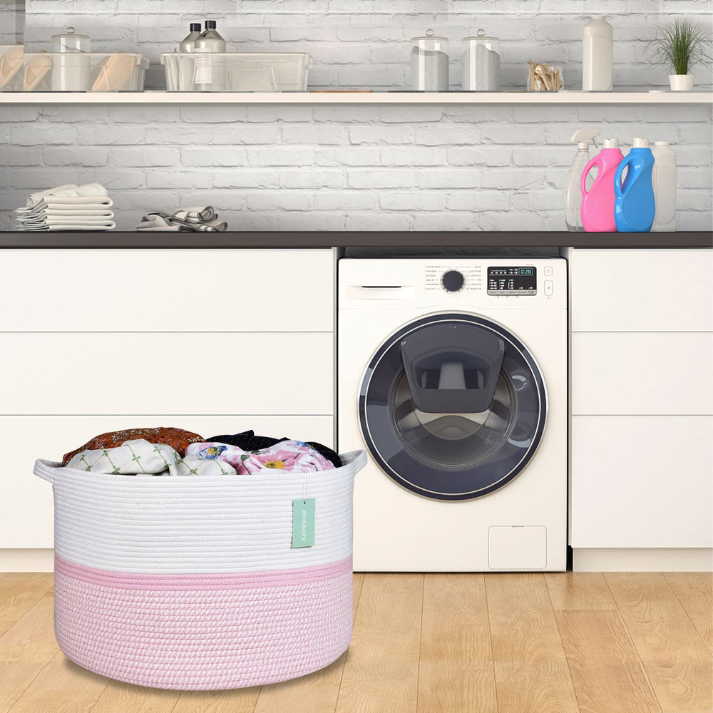 BOSROTY pet toy basket stores small favorites away