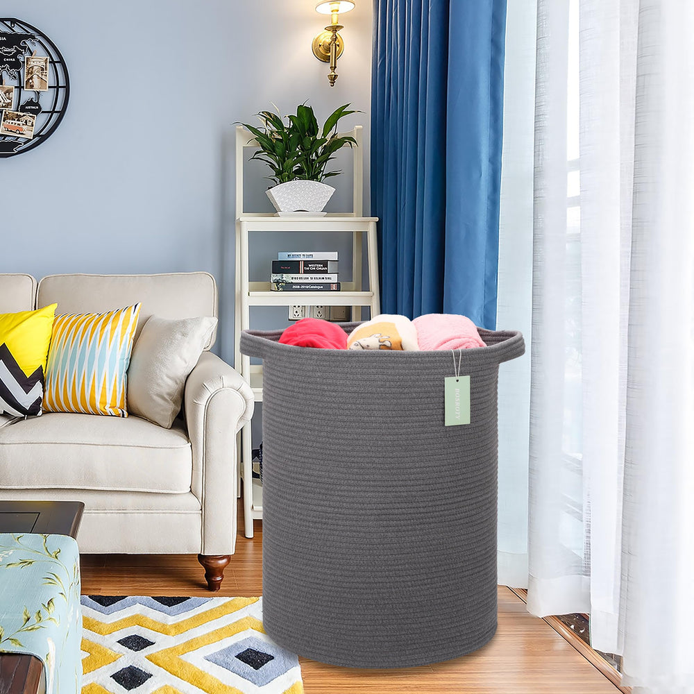 BOSROTY soft cotton rope texture adds warmth to home decor.