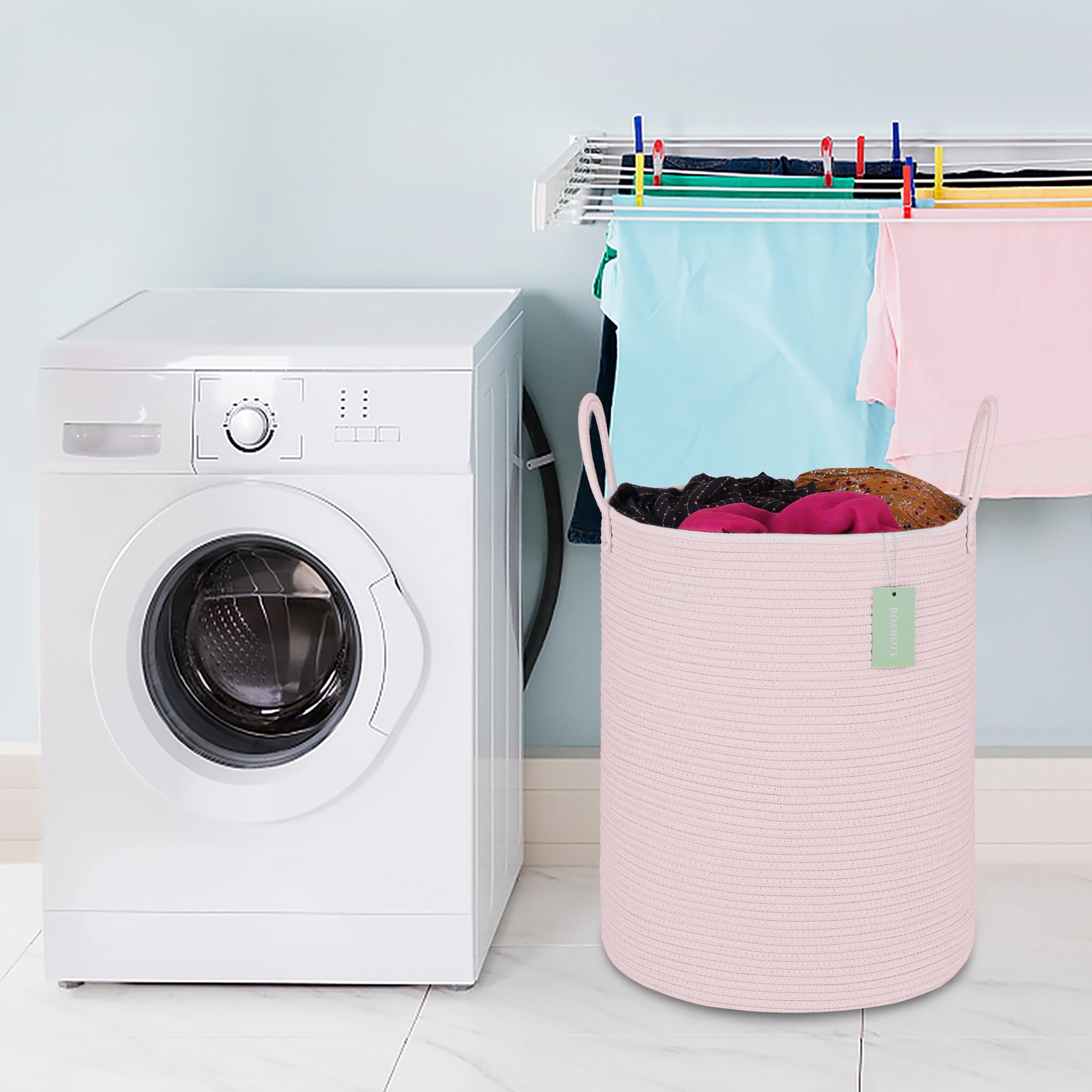 Bosroty sturdy double-stitched handles aid easy transport.