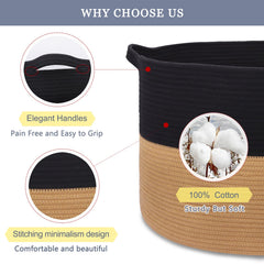 BOSROTY toy basket bin keeps playroom tidy and inviting.