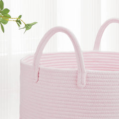 Bosroty toy basket-bin keeps kids’ play area tidy.