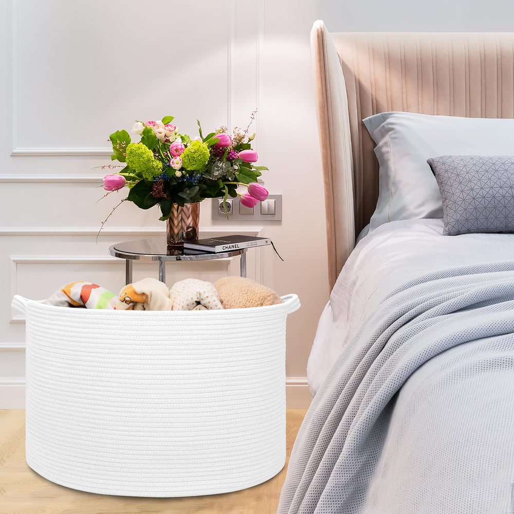 Bosroty woven rope basket designed for daily, long lasting use.