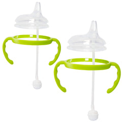 Botabee soft spout transition kit for Comotomo bottles, smooth switch