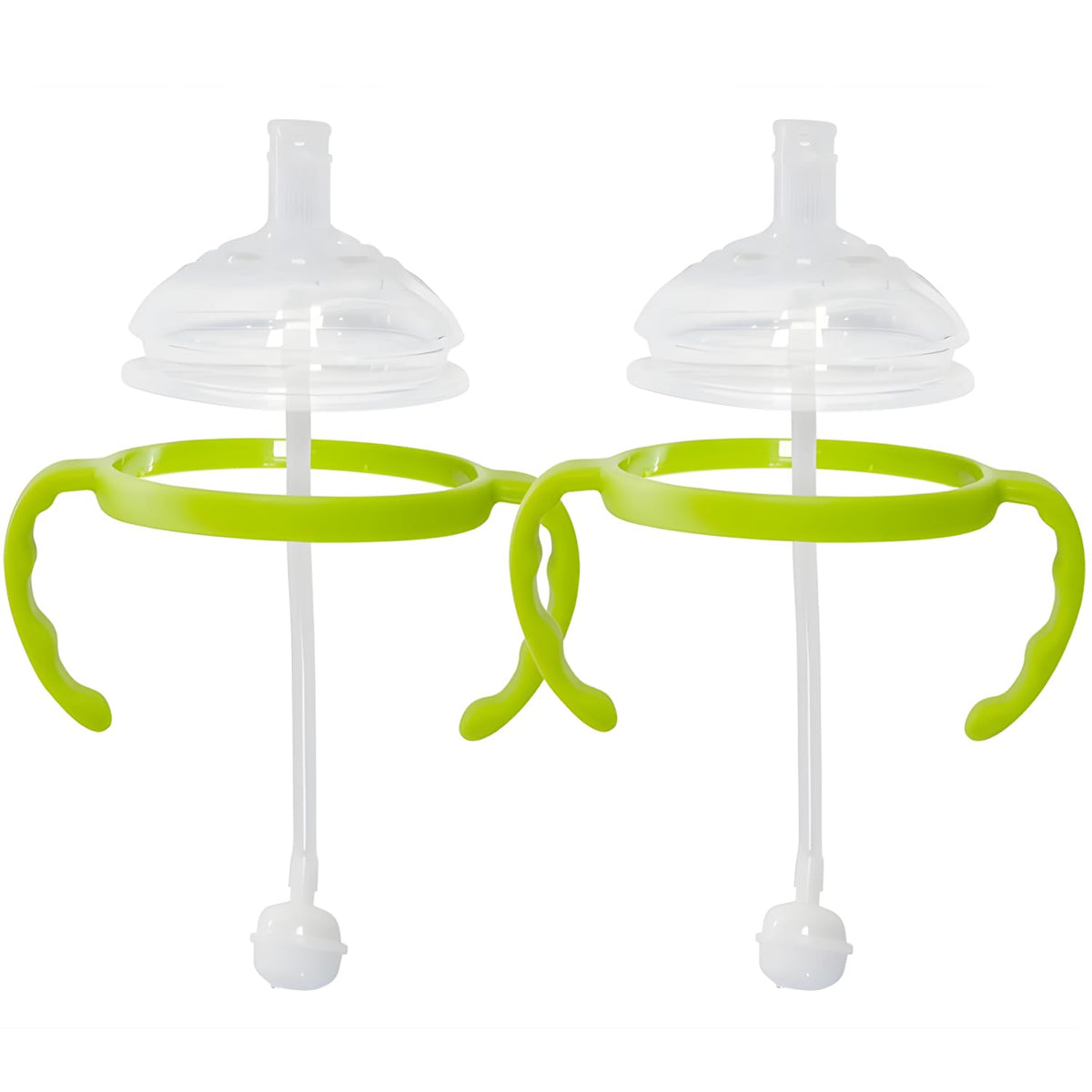 Botabee straw transition kit top enables smoother sipping on 5 oz and 8 oz bottles.