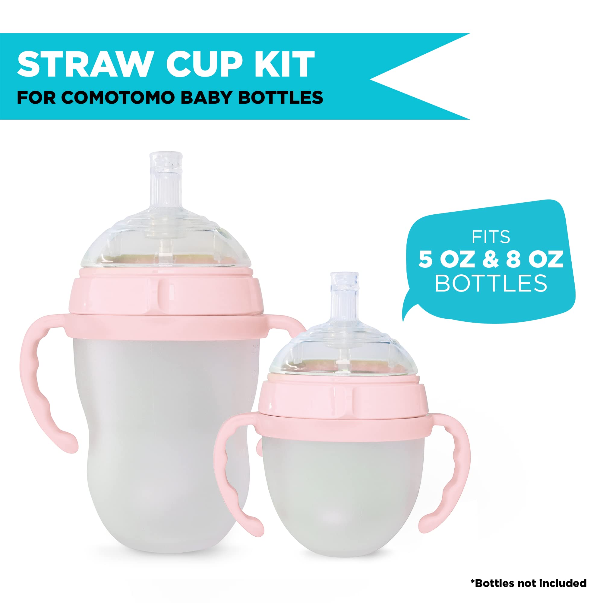 Botabee weighted straw enables sipping at any angle, reducing spills
