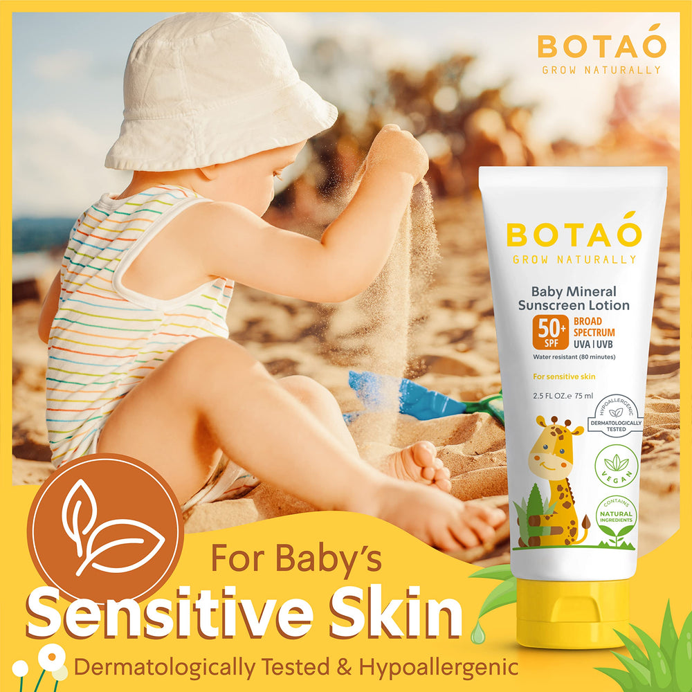 Two-pack BOTAO sunscreen packaging designed for on-the-go protection