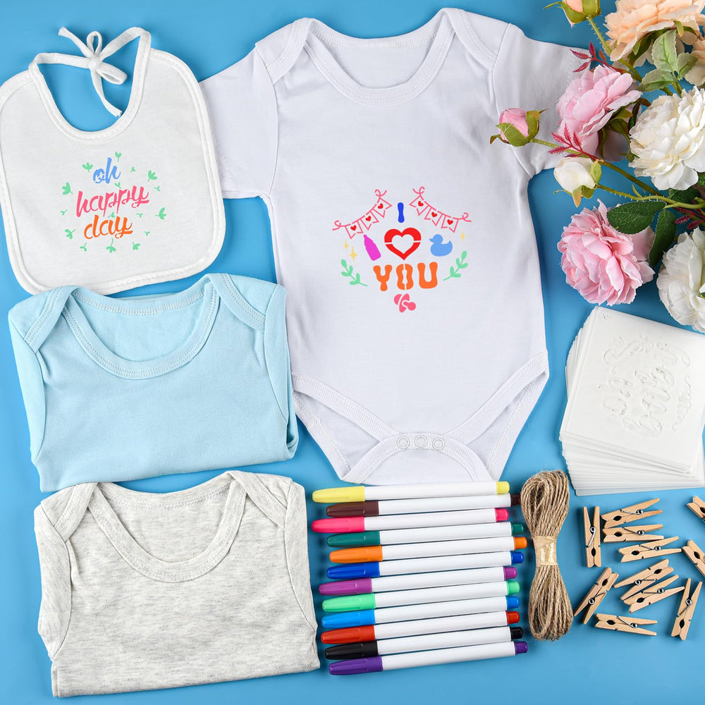 Complete BOUBONI decorating kit ready for playful baby shower decorating.