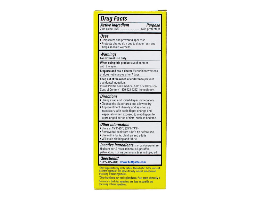 Close-up of Boudreaux's Butt Paste Original tube for quick relief and easy application.