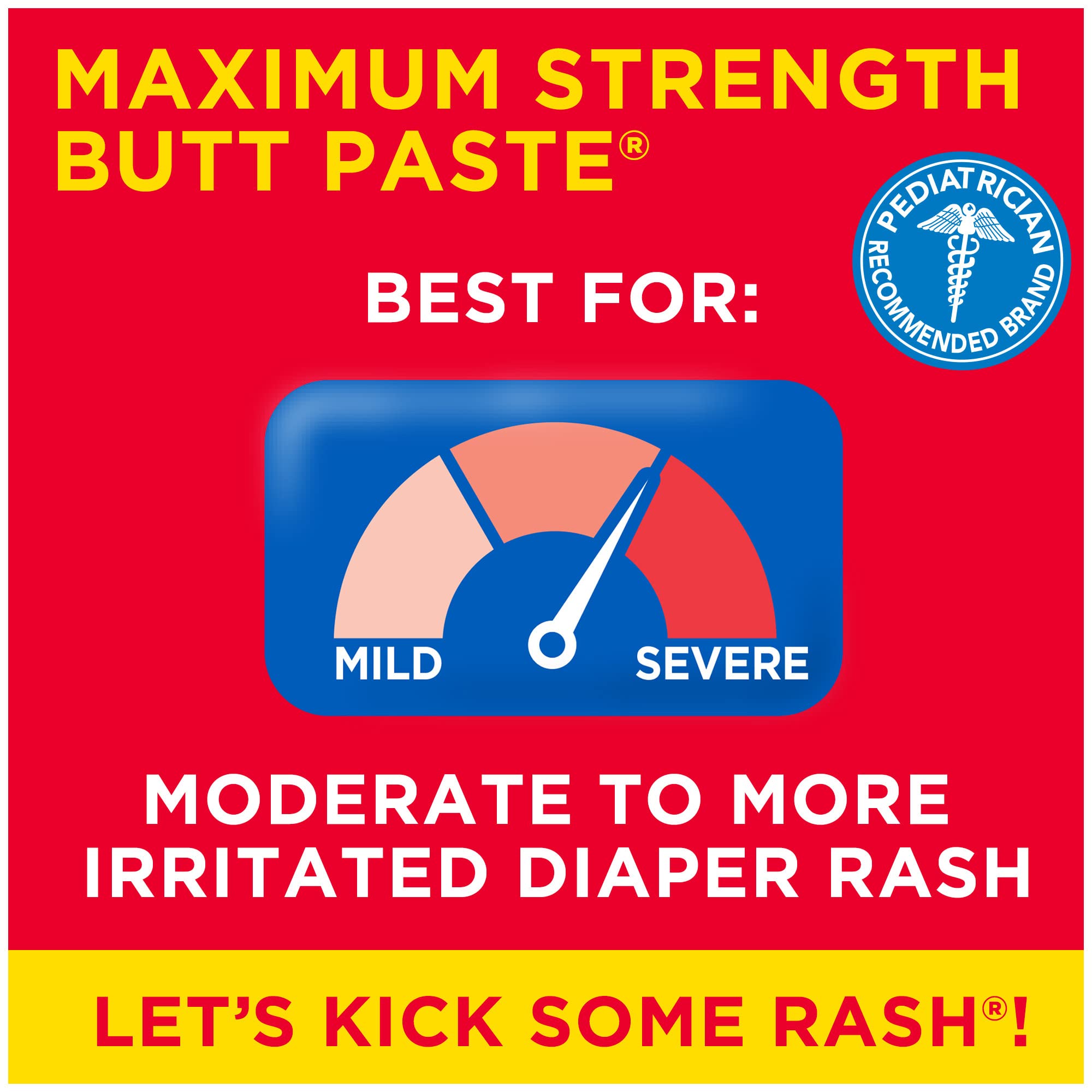 Boudreaux's Butt Paste texture close-up shows thick, protective ointment for irritated diaper area