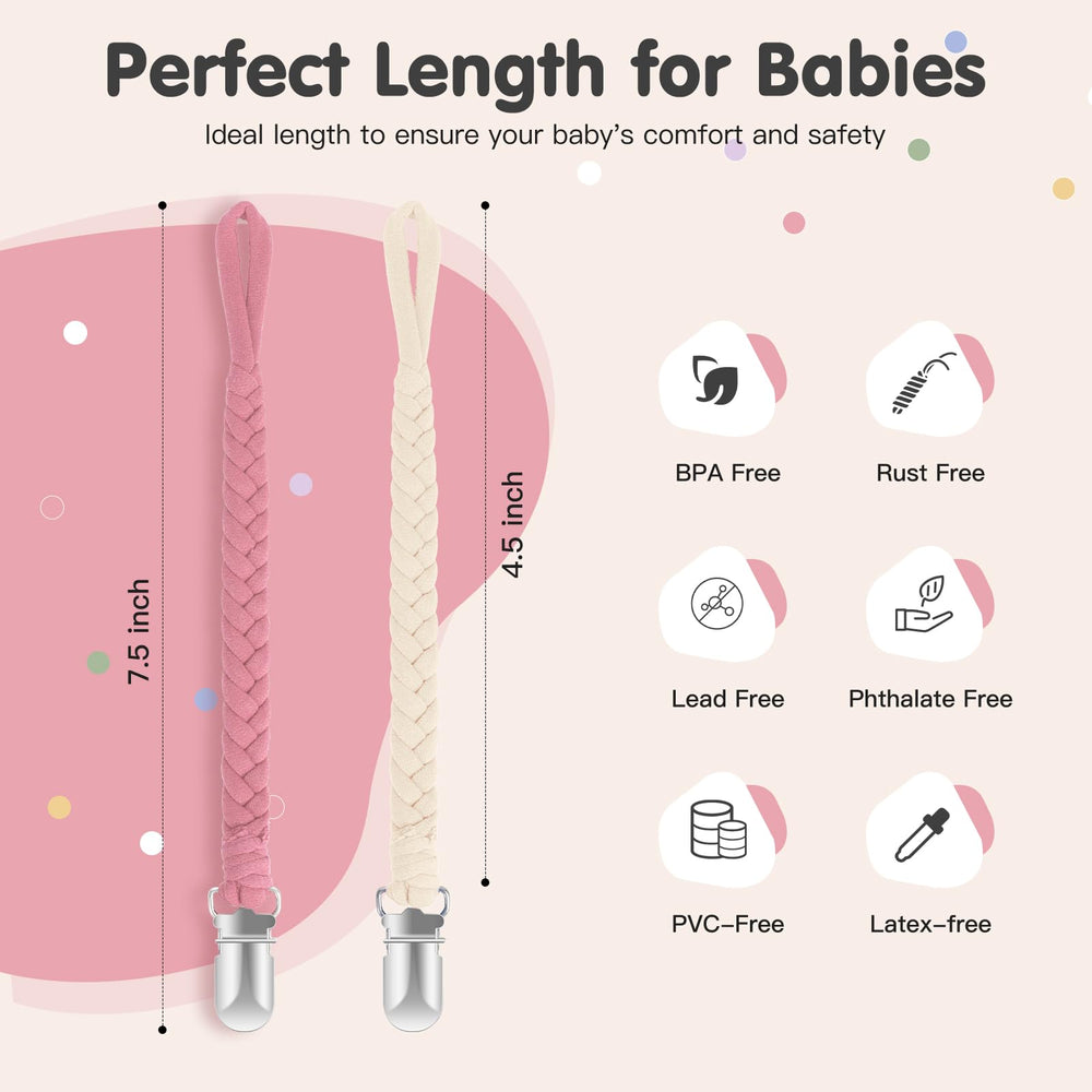 Boukipow 100% cotton texture highlights gentle touch for baby's skin.
