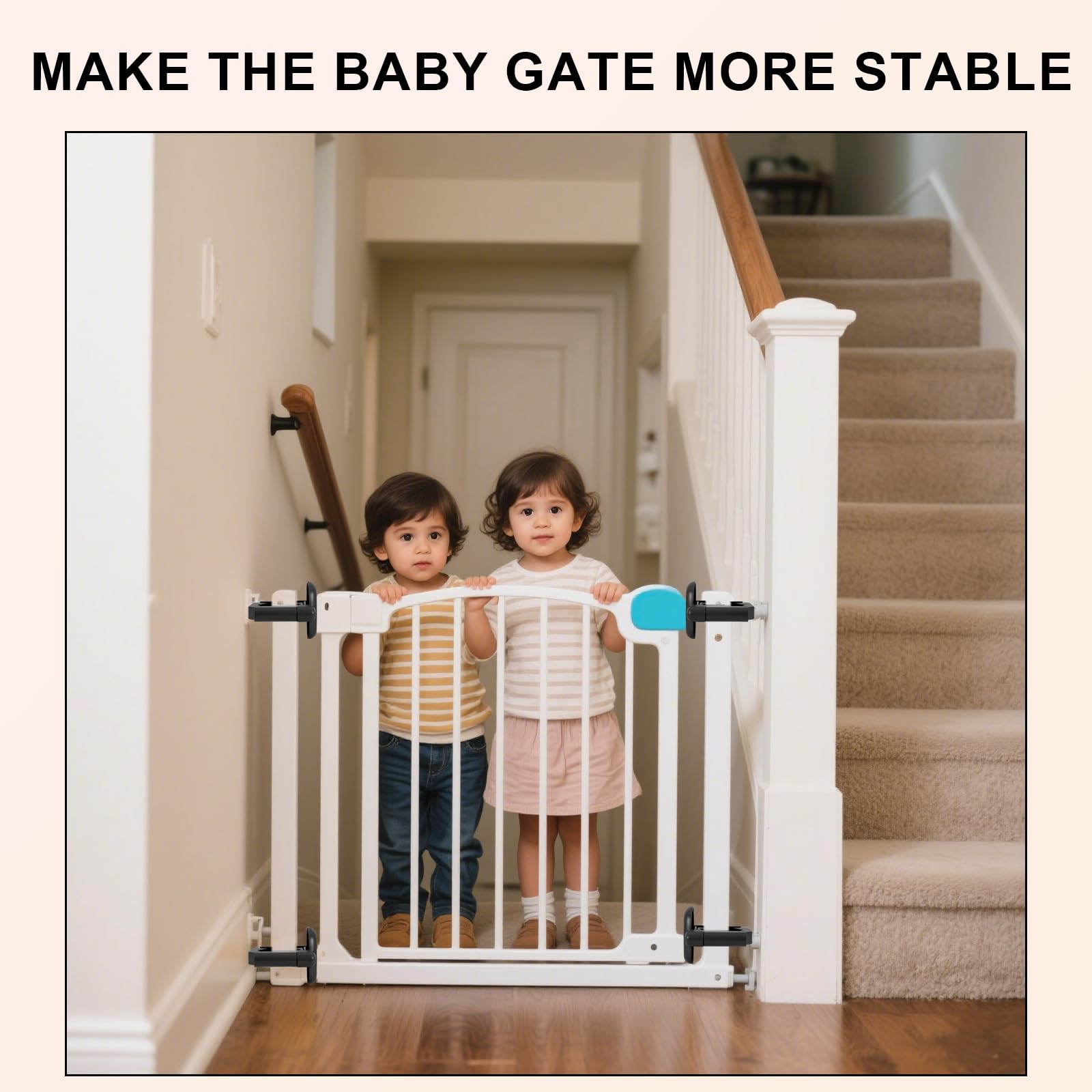 Boxob square-rail adapter fits square banisters with no-drill mounting.