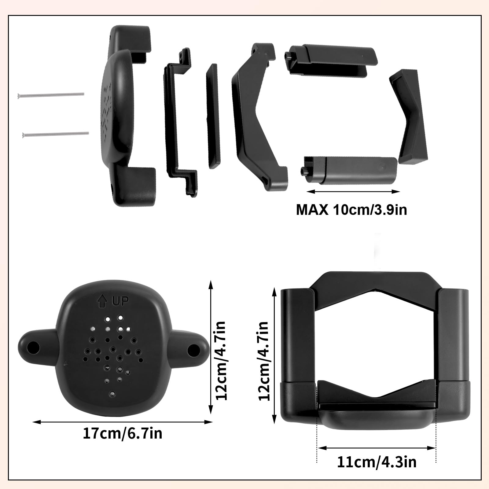 Boxob banister adapter installed on stair post showing tool-free setup.