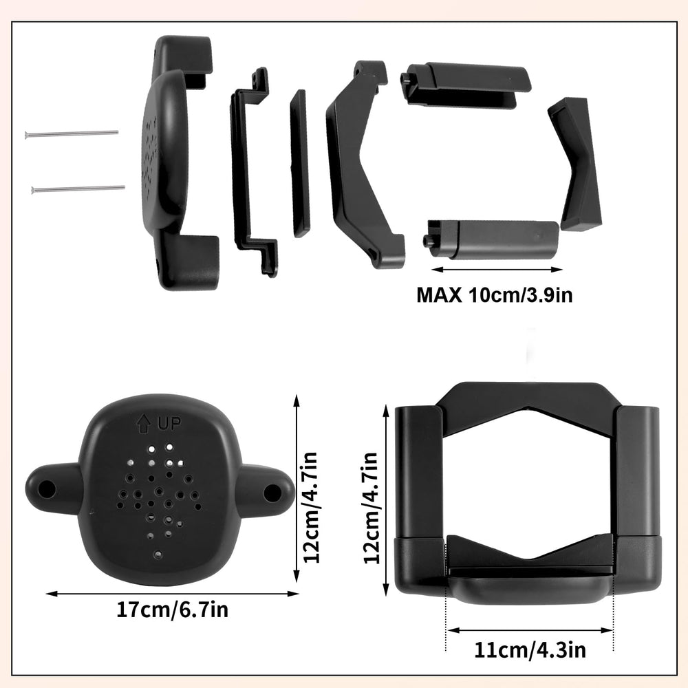 Boxob banister adapter installed on stair post showing tool-free setup.