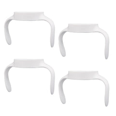 BOXOB bottle handles for Mam with ergonomic grip in white for easier independent drinking.