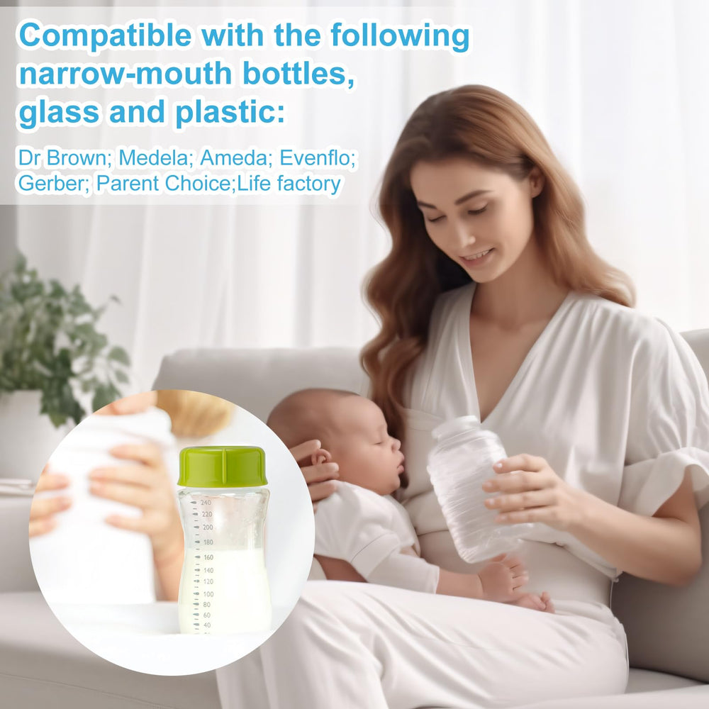 Boxob caps show precise dimensions for secure narrow-mouth bottle fit