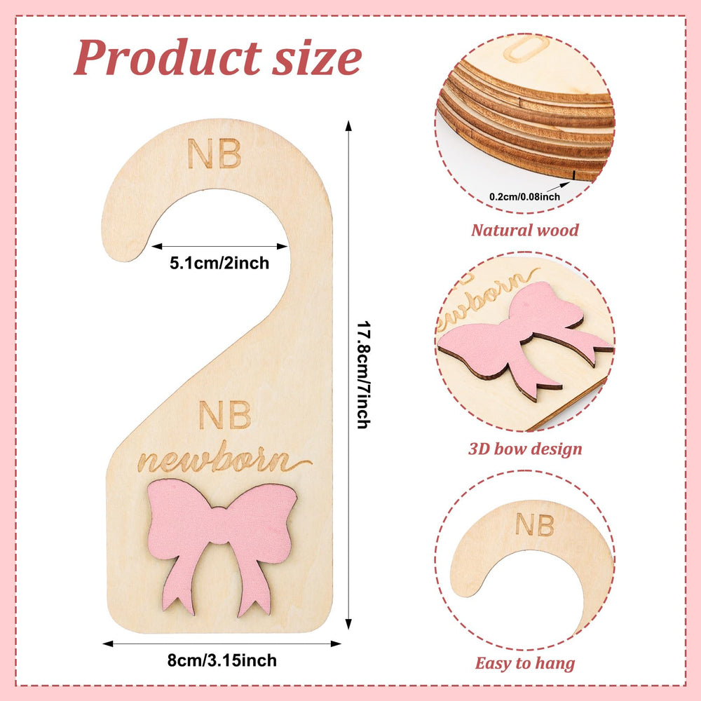 BOXOB double-sided wardrobe organizer shows size at a glance.