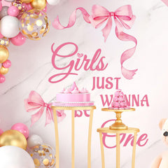 BOXOB elegant pink bow decor enhances photo backdrop appeal.