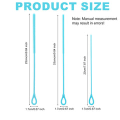 BOXOB 6mm straw brush reaches mid-size straws and bottle openings efficiently.