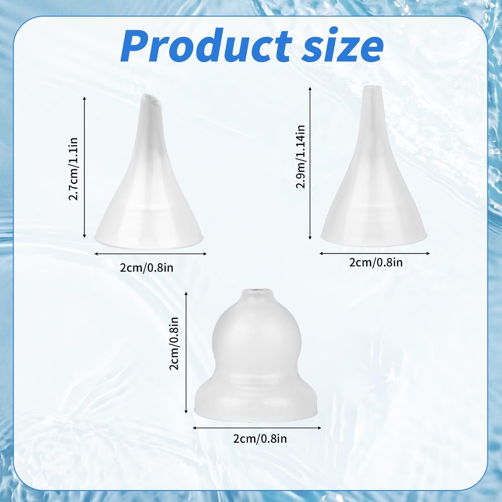 BOXOB funnel head tip for thorough clearing in toddlers
