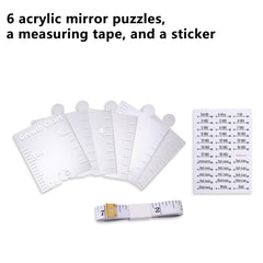 BOXOB Growth Chart puzzle pieces fit together neatly to mark every growth milestone.