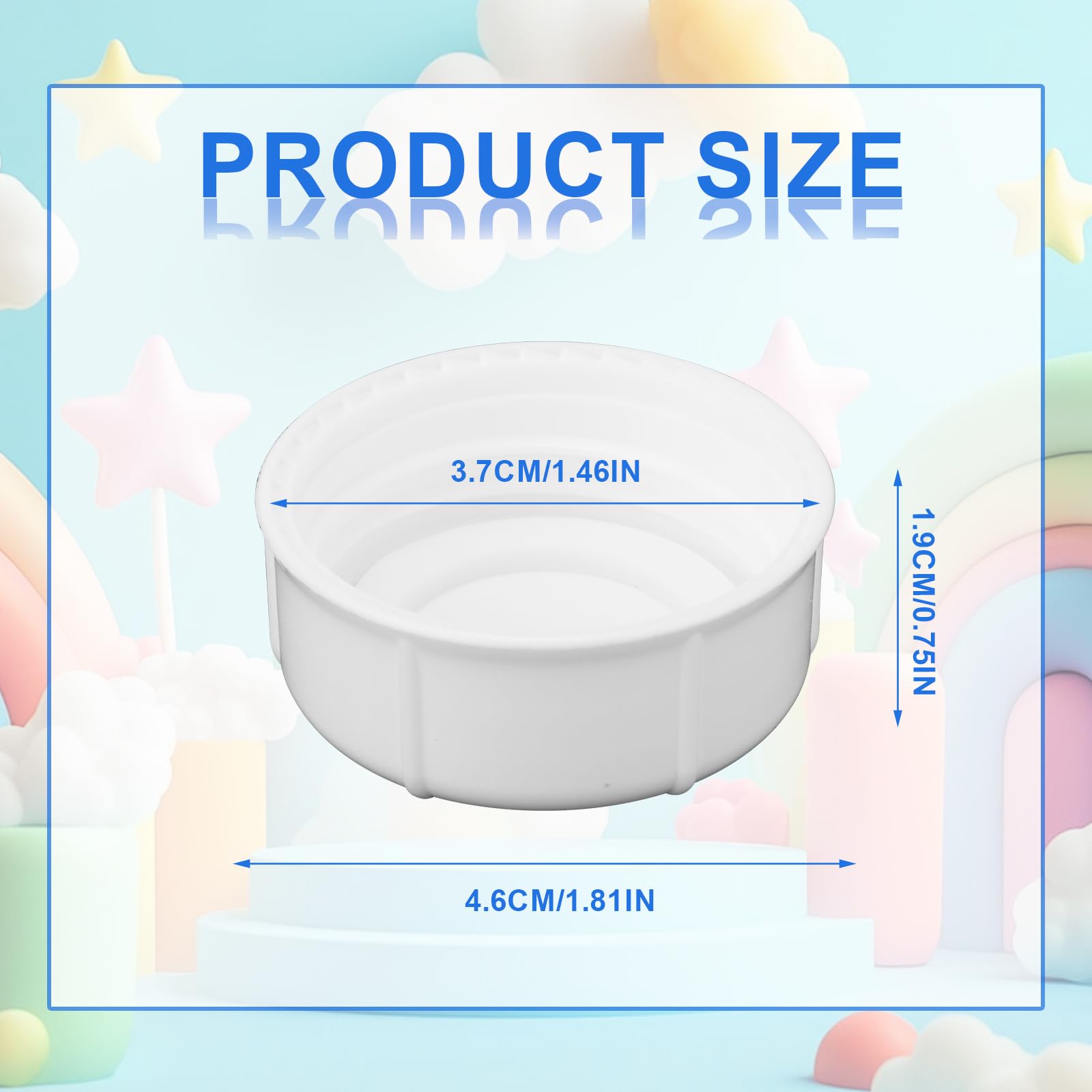 BOXOB sealing gasket cap with travel-friendly design prevents spills.
