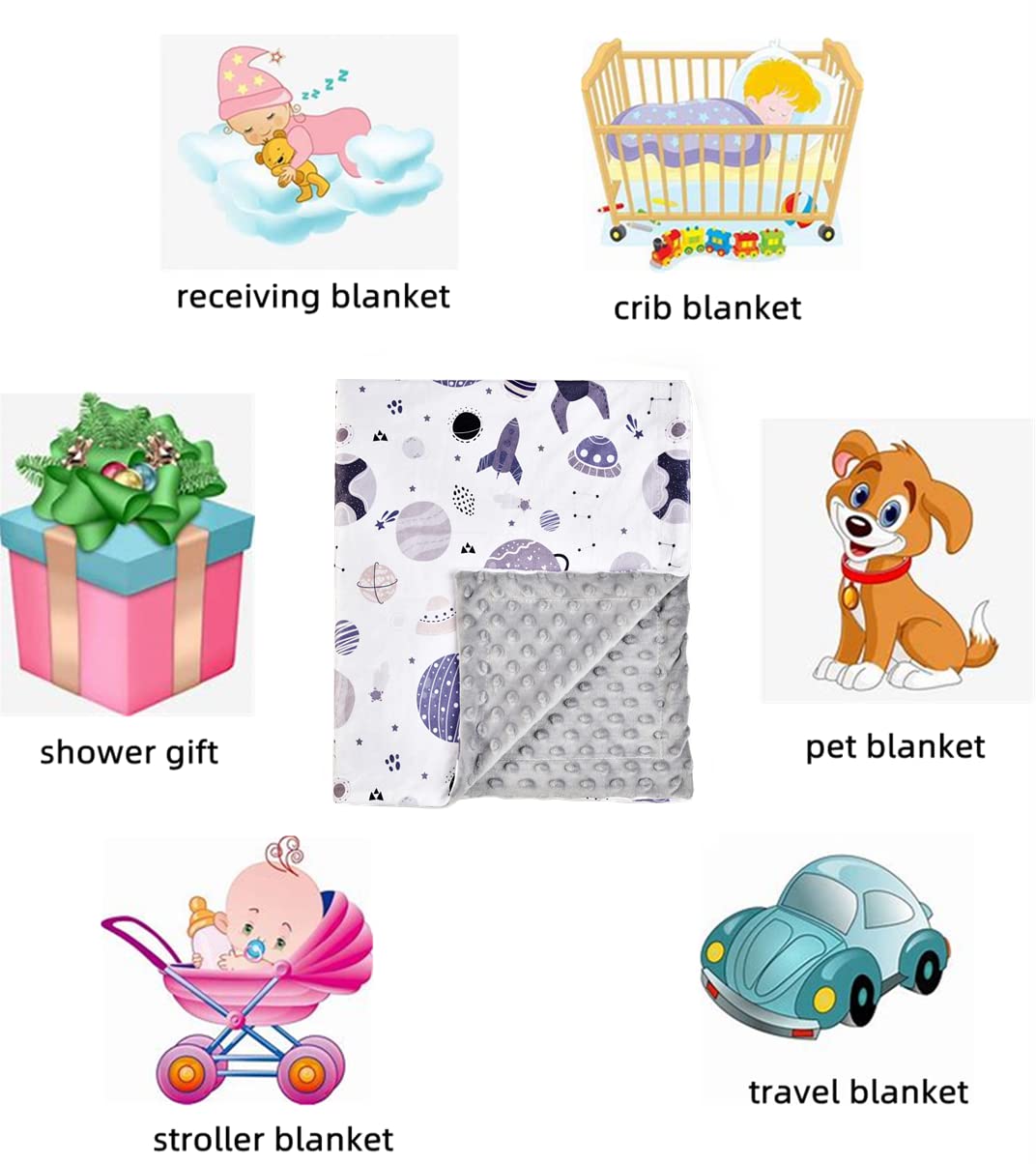 Boyoung baby blanket gift-ready for baby showers
