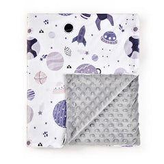 Boyoung baby blanket soft Minky double-layer for cozy warmth