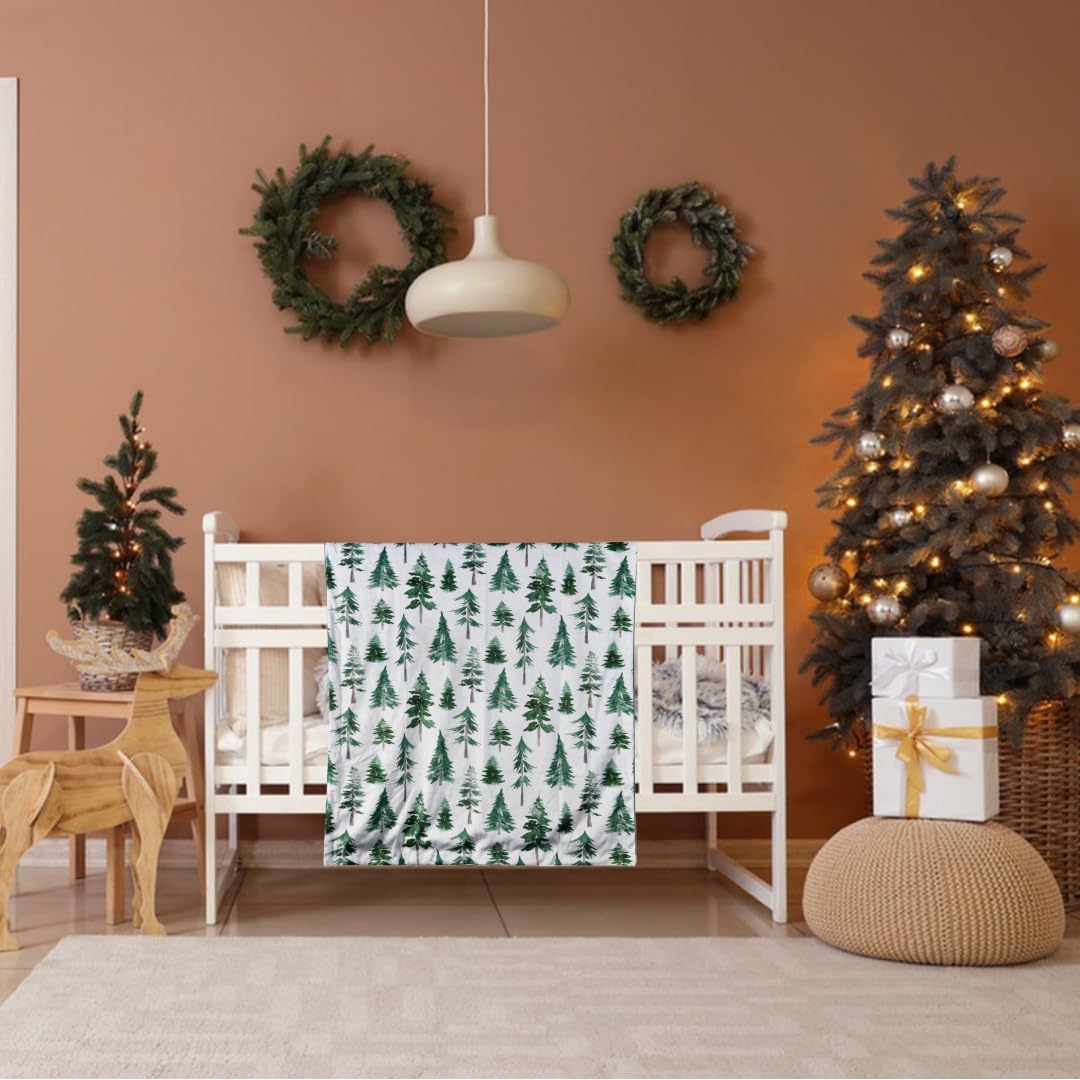 Boyoung sunflower design in green pine adds gender-neutral nursery charm