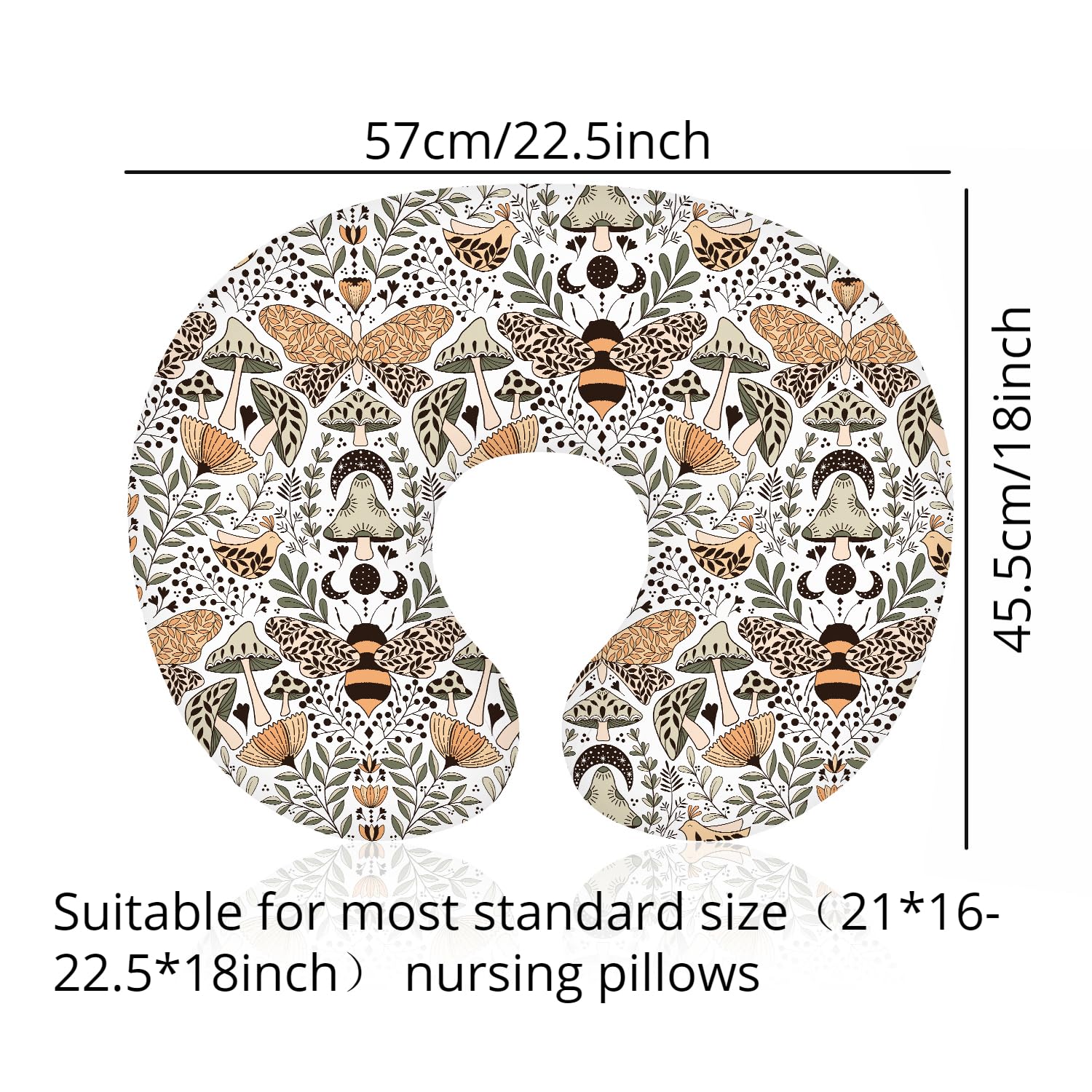 Boyoung concealed zipper nursing cover ensures a smooth, safe surface.