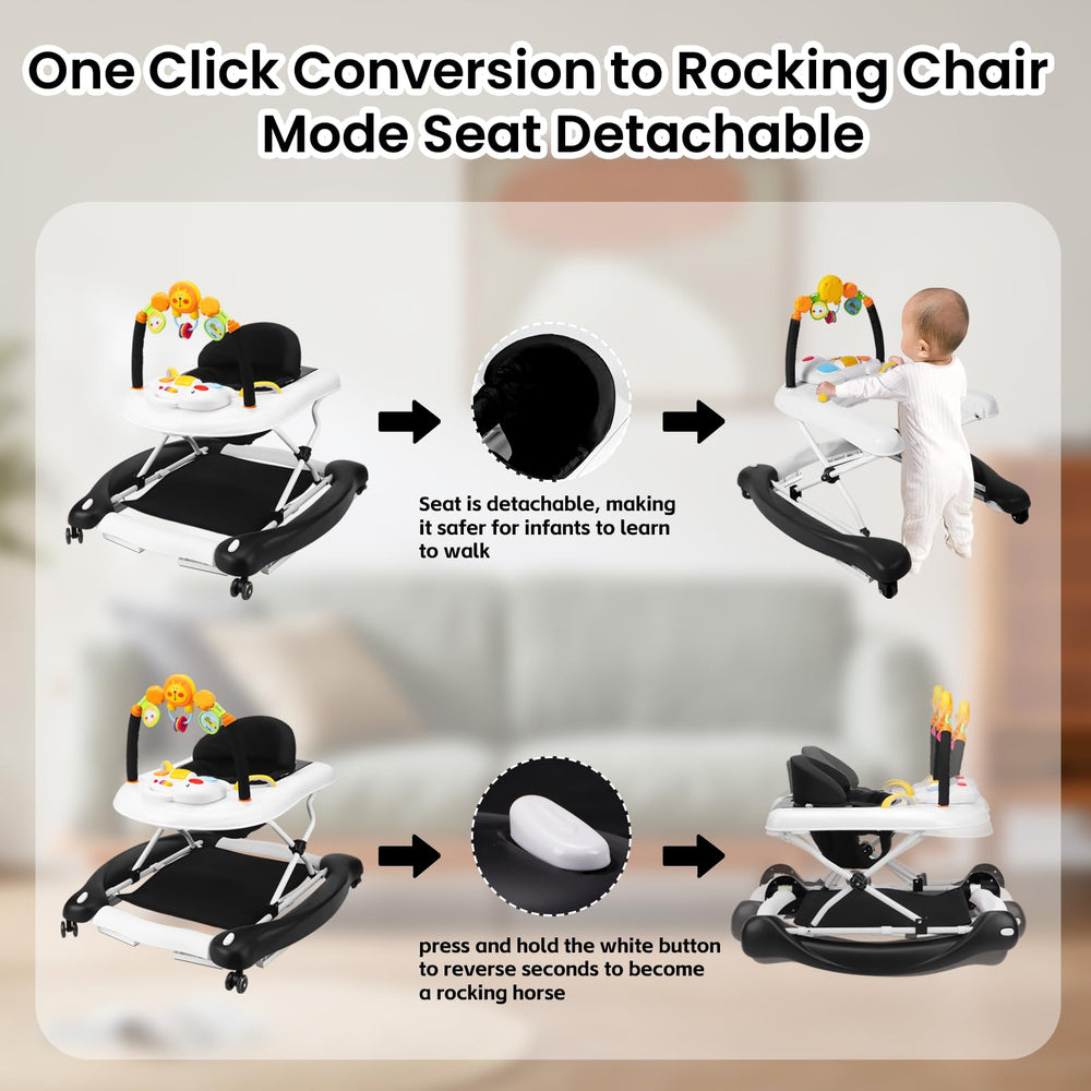 Boyro Baby adjustable height adapts to growing babies.