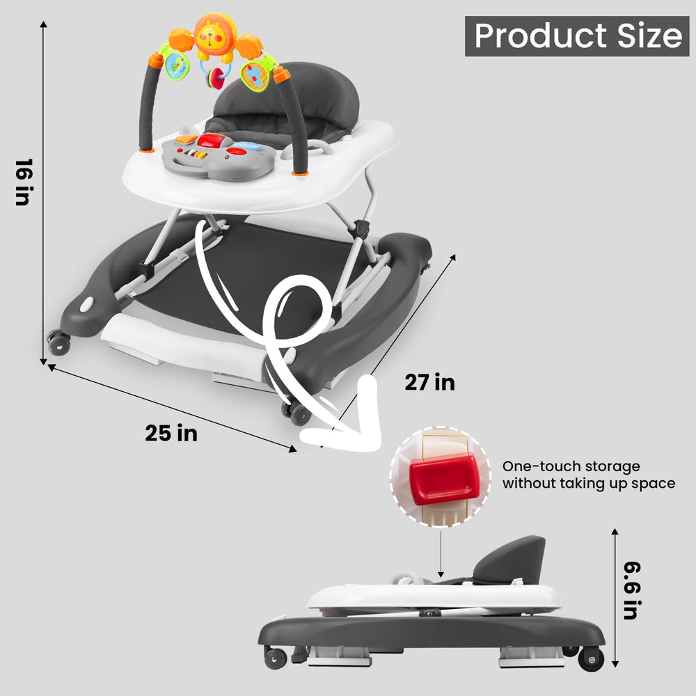 Boyro Baby walker in use demonstrates versatile activity for growing infants.