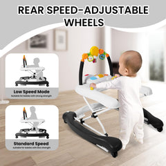 Boyro Baby sturdy triangular frame with safety cushions.