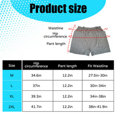 BOYUDZLTD nephrostomy bag shorts side view showing comfortable fit